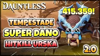 Dauntless Build TEMPESTADE SUPER DANO 2.0 (HITKILL URSKA)
