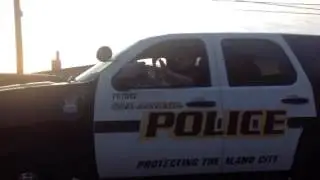 SAPD car and Chief William McManus