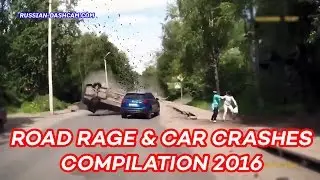 Road Rage & Car Crashes Compilation June 2016