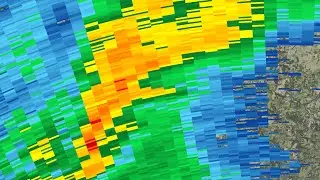 2023 TDWR Springfield, Tennessee Supercell Radar Loop