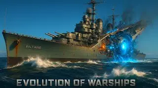 Эволюция военных кораблей: С 1860 по 2020 год | AI Ship Transformation