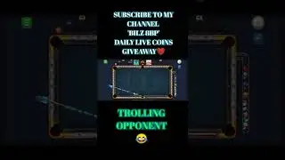 Trolling Opponent In Dubai😂|Trolling Noobs😂 #8ballpool #8bp #miniclip #8bpgiveaway #noob #giveaway