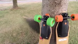 Boosted Board V2 80mm vs 107mm Wheels - Range Test
