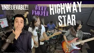Missioned Souls | First Time Reaction | family band studio cover | HIGHWAY STAR by Deep Purple
