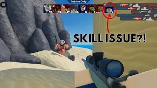 Roblox Arsenal, Tapi Aim Busuk Njirr