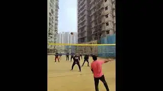 Volleyball With Action Camera #CharmsSprotsClub #playoutdoors #volleyballworld #volley #Volleyballer