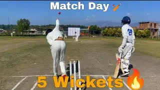 Match Day Vlog || 5 Wickets 🔥 || #cricket #cricketlover #fastbowling #vlog 