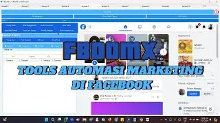 Video Demo Software FBOOM - X (Facebook Automation Blaster)