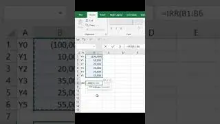 Внутренняя норма доходности (IRR) &mdash; Excel