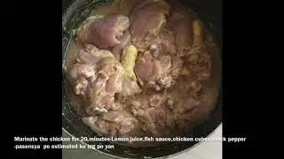 My First Chicken Hamonado|Pinoy Foods|Oman