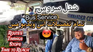 Commander City Karachi | Shuttle Service Details 😲| Is they Convinient for Job person Honest Review.
