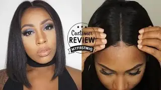 How to SIMPLY apply a blunt bob!!!   | Customer review of Myfirstwig