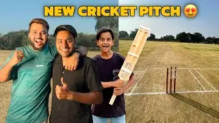 Finally New Cricket Pitch Bana Dia 😳 Irfan Is Back 😍