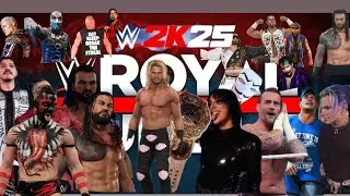 WWE 2K25 30 man Royale ￼R￼umble ￼ John Cena CM punk Roman reigns and more ￼ legends&hellip;omg ￼￼