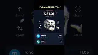 Get free Ton coin telegram bot #toncoin #freetoncoin