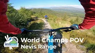 POV of our World Champs Red graded trail at Nevis Range!