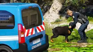 [GTA 5] PATROUILLE EN BRIGADE CYNOPHILE DE LA GENDARMERIE - K9 🚔 | LSPDFR #1396