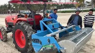 Máy làm sạch bãi biển CFC – Ý, Model Apendix Speed 150 ( Bãi biển Sun Hạ Long Quảng Ninh)