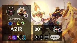 Azir Bot vs Miss Fortune - EUNE Grandmaster Patch 10.15