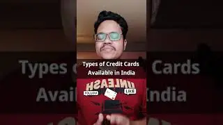 Types of credit cards available in India #shorts