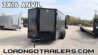 7x16 Anvil Enclosed Trailer #37929
