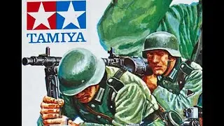 #074 Tamiya #35038 German MG troops - MG34 team