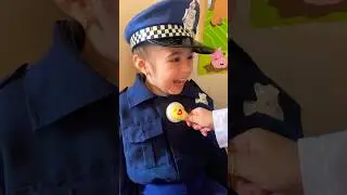 Pretend play Doctor Police officer checkup #pretendplay #doctor#funnydoctor #checkup #kidsvideos