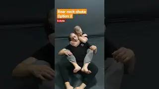 X choke or Rear neck choke #shorts #bjj #grappling