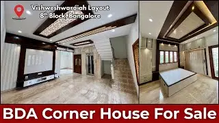 27/30 BDA Corner 4BHK Triplex House For Sale in Bangalore | Sir M Vishweshwarai Layout | Good Area |