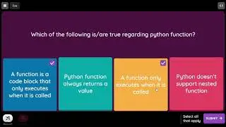 Python MCQs on Control Structures and Functions | Python MCQs | Control Structures MCQs with Answers