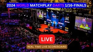 2024 World Matchplay Darts LIVE Score UPDATE Today 1/16-Finals Day 1 Matches Jul 13 2024