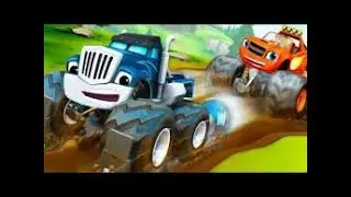 Blaze Mud Mountain Rescue - Nick Jr. Racing game for kids