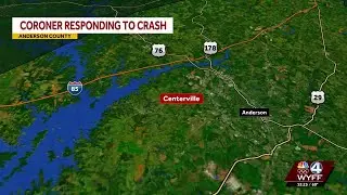 Coroner responds to crash in Anderson County