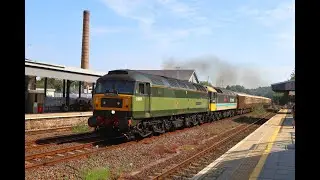 47810 & 47712 pass Totnes on Cornish Riviera Statesman   31/07/24