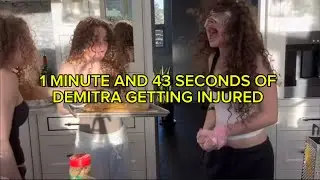 1 MINUTE AND 43 SECONDS OF DEMITRA GETTING INJURED 😭