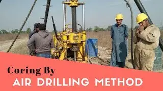 Coring With Air Drilling Method || Rotary machine