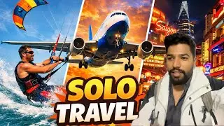 SOLO TRAVEL Vietnam 🇻🇳 | Kitesurfing, Flights & Ho Chi Minh Nightlife
