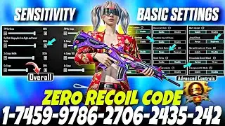 NEW UPDATE 4.2🔥BEST SENSITIVITY CODE + CONTROL SETTINGS BGMI/ PUBG MOBILE