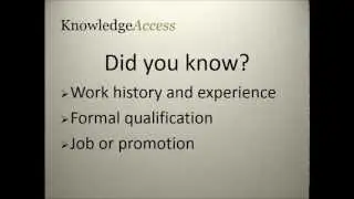 KnowledgeAccess - Intro