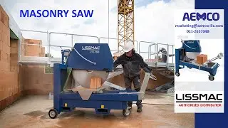 LISSMAC DTS 700 / DTS 1000 Masonry SAW / Stone Cutting Saw / Block Cutting Saw - AEMCO Saudi