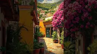 #hiddenescape #courtyardvibes #oldworldcharm #serenespaces #aiartist