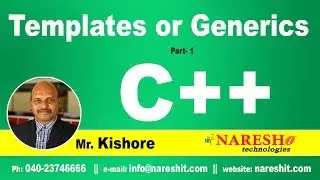 Templates or Generics Part 1 | C ++ Tutorial | Mr. Kishore