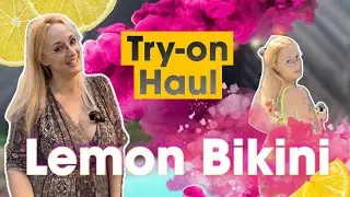 Lemon Bikini 🍋| Try-on Haul | Jill Fox