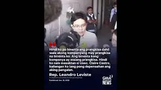 Rep. Leviste, nasa RTC para magsampa ng reklamong libel vs. Usec. Castro | GMA Integrated News