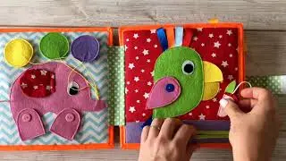 Pikabook My First book, Quiet Sensory Book for Baby, Baby Best Developing Book