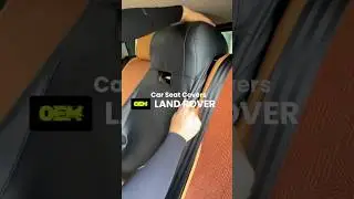 Land Rover Armrest Upgrade| Premium Black Nappa Leather, Custom Fit #shorts #landrover