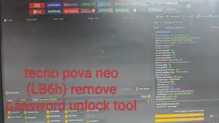 tecno pova neo  (LE6h) remove password unlock tool +itel vision 2 plus done
