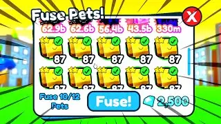 OMG!😮I FUSE 12 GOLDEN NOOBS and This Happens...