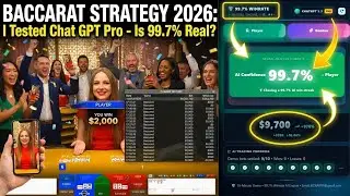 Baccarat Strategy 2026: I Tested Chat GPT 5.3 Pro - Is 99.7% Real?