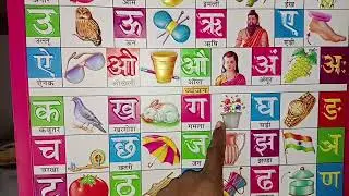 अ से अनार। अं से अंगूर। बच्चों के लिए।#learning #असेअनारआसेआम 